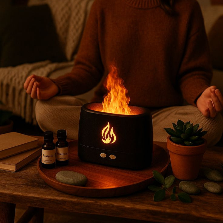 Flame Effect Humidifier – Calm Meets Style