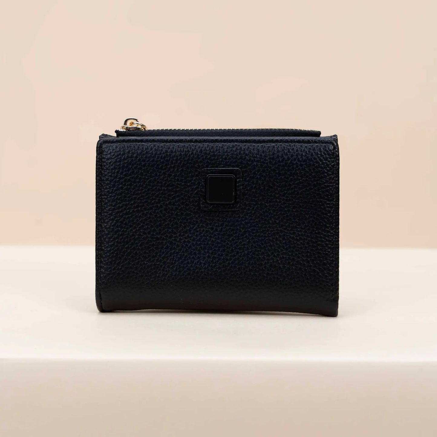 Small Classic Bi-Fold Women’s Wallet – Slim Purse with 4 Card Slots, Coin Zipper Pocket, Long Bill