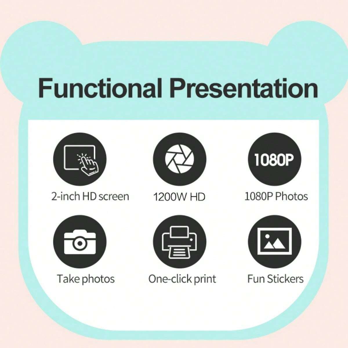 Instant™ Print Digital Camera With SD Card