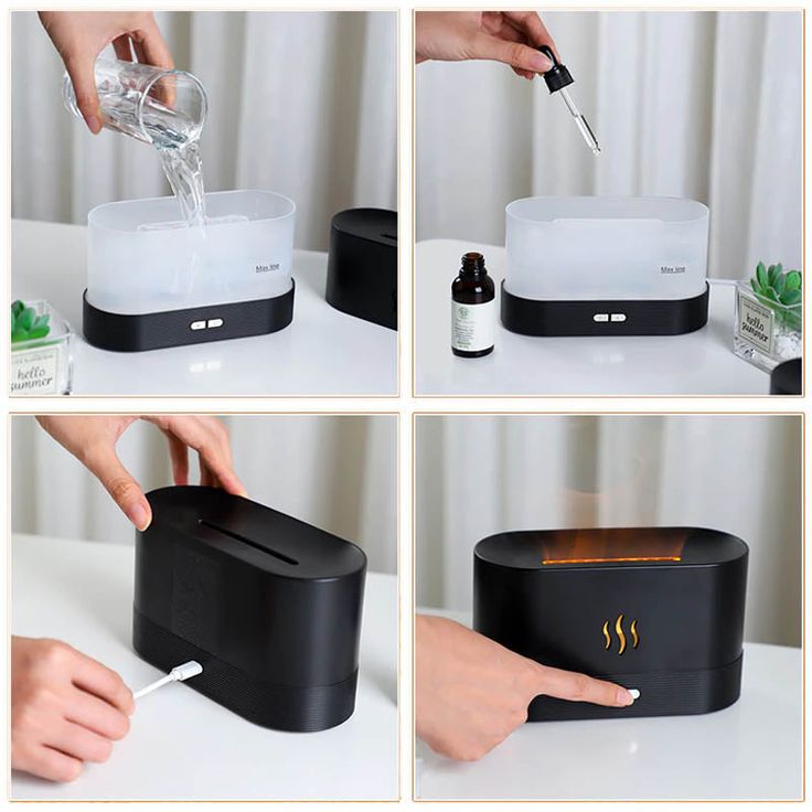 Flame Effect Humidifier – Calm Meets Style