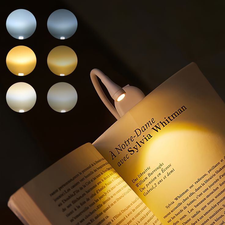 Reading Light Book Lamp for Book Reading ( Design Marker Pen Set FREE )