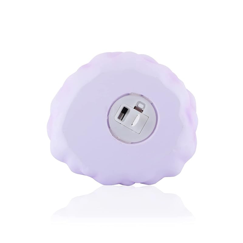 Stellar LED Night Lamp Resin Night Light Boy Statue for Kids Battery Powered Night Light Cute Bedside Lamp Resin Night Light Rechargeable Table Lamp for Kids Bedroom, Home decor, Office, Showcase (Purple)