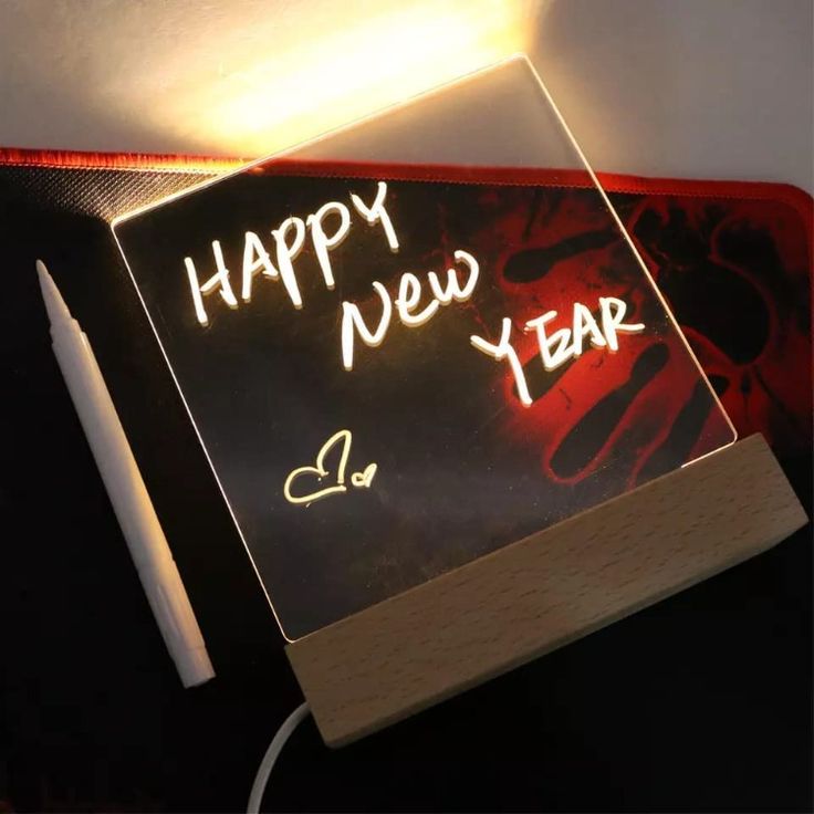 Luminious 3D Acrylic Writing DIY Board