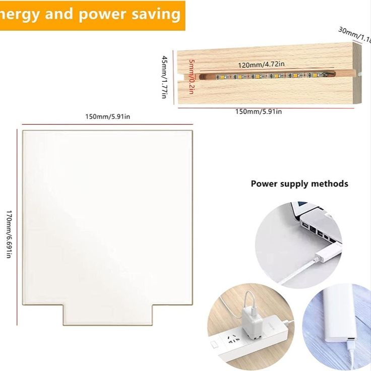 Luminious 3D Acrylic Writing DIY Board