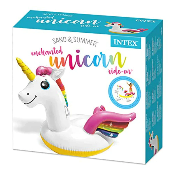 Unicorn Ride-On Swimming Pool Float