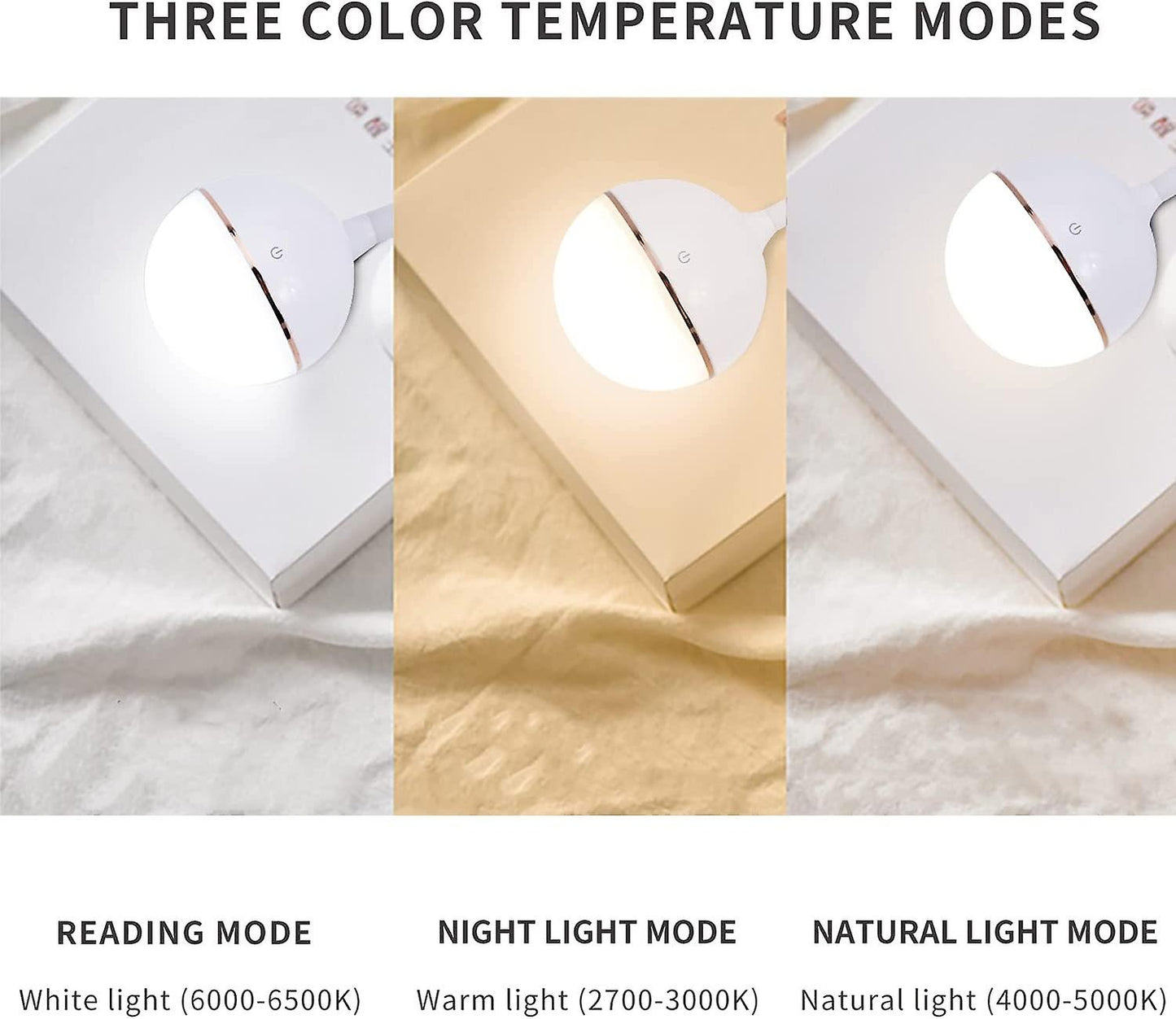 Poke Ball Desk Table Lamp, Portable LED Light ,Bendable, Touch Table Lamp, Adjustable Intensity Light Eye-Care Lights for Reading ,Relax Sleep Living Room & Bedroom.