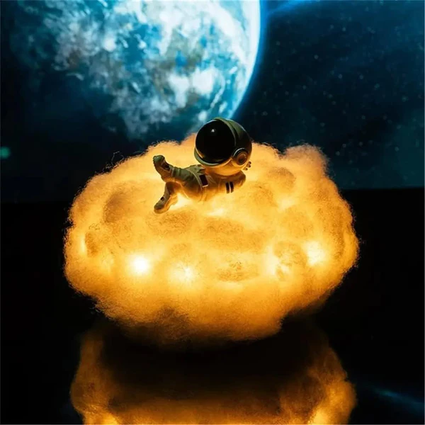 Cloud Astronaut Light Fluffy Lamp 3D Light Cloud (12 Colours & 366 Modes)