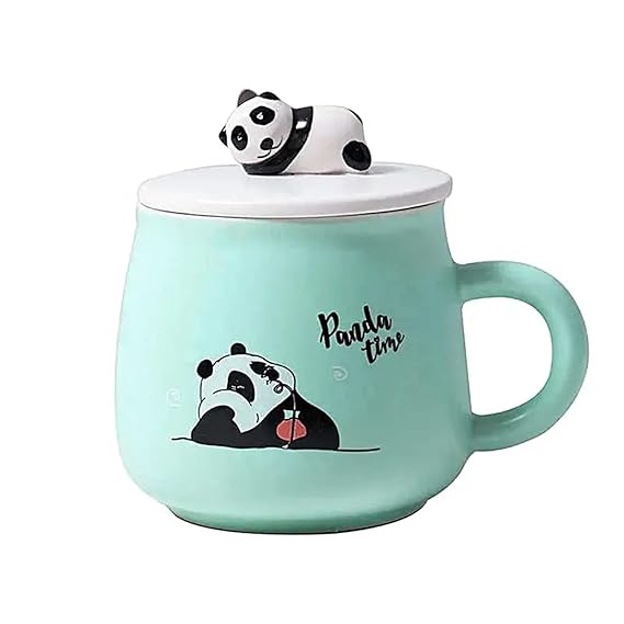 Cute Panda Mug with Lid Panda Mug 400ml