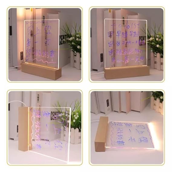 Luminious 3D Acrylic Writing DIY Board