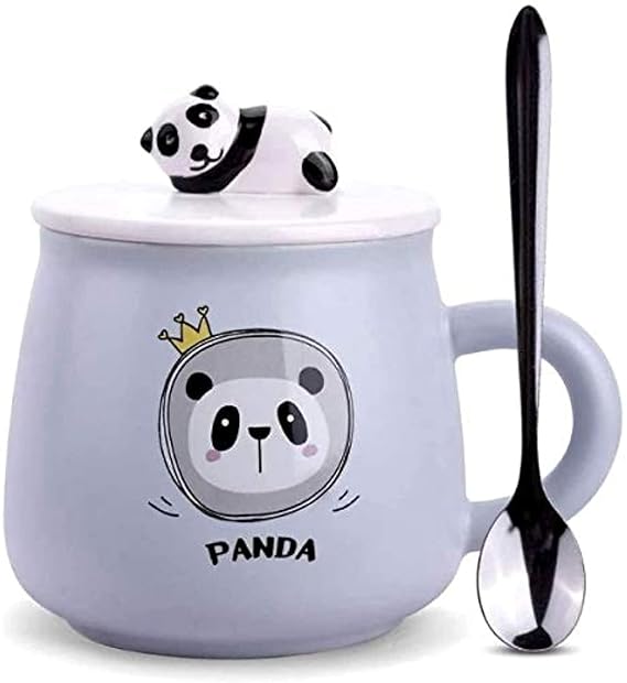 Cute Panda Mug with Lid Panda Mug 400ml
