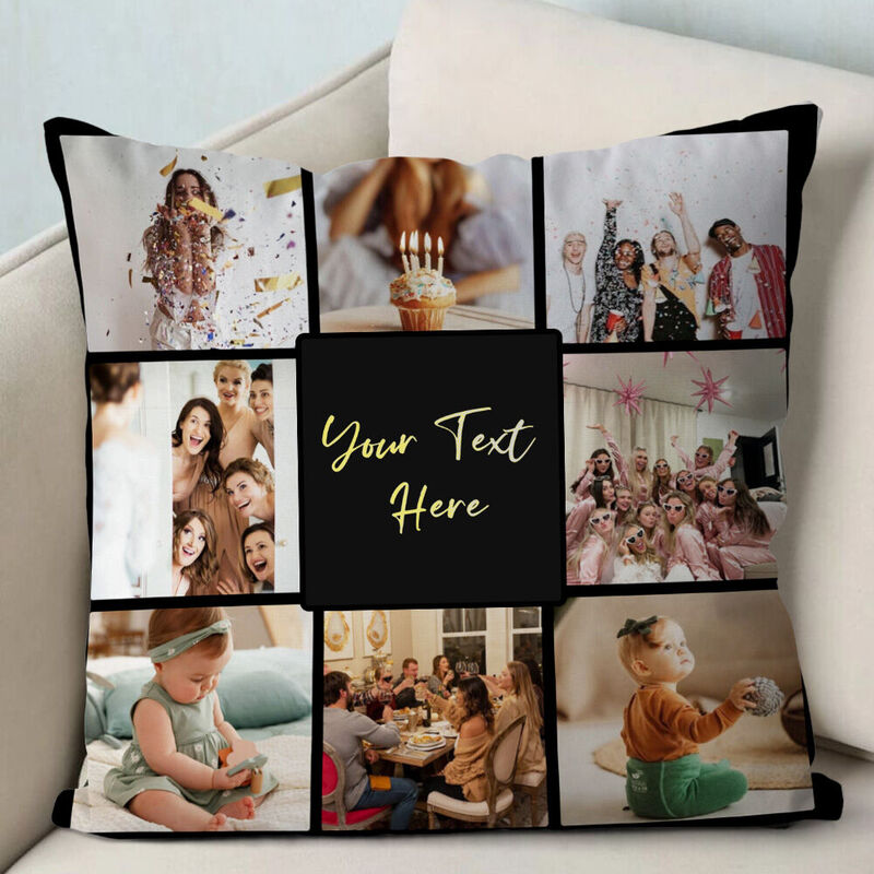 Customized 8 Photo Pillow Provides the Best Memory Gift for Your Loved One