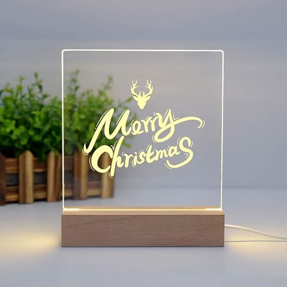 Luminious 3D Acrylic Writing DIY Board