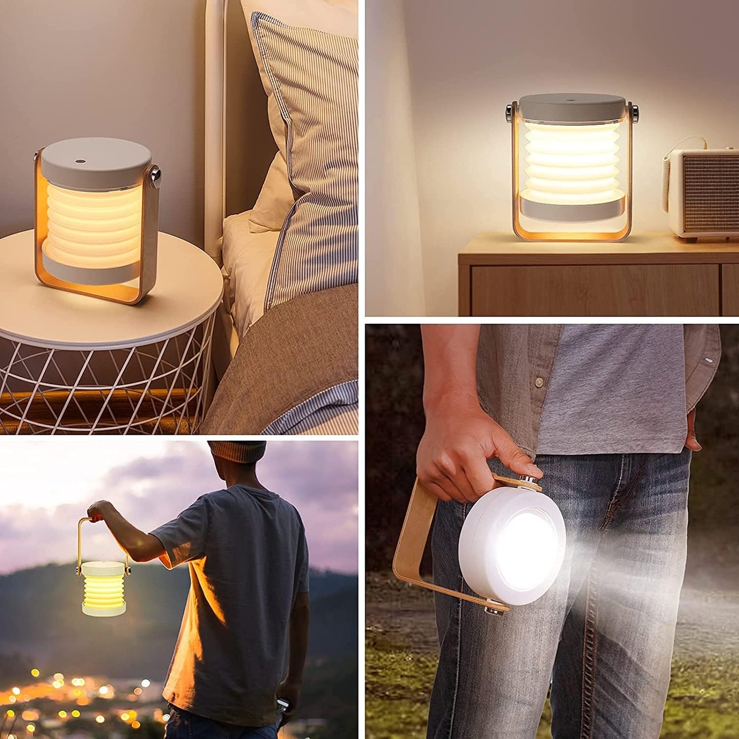 4-in-1 Foldable Table Lamp