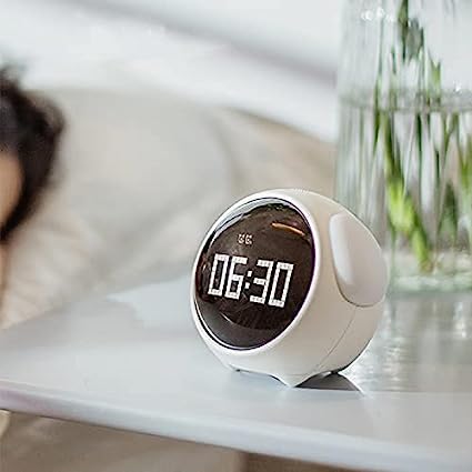 Emoji Alarm Clock Night Light Lamp IMAGE 5