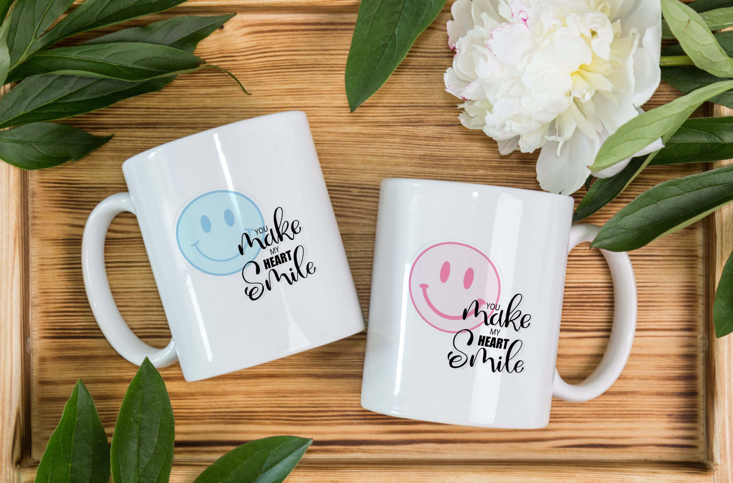 Customized Ceramic Mug ( Hubby and Wifey )