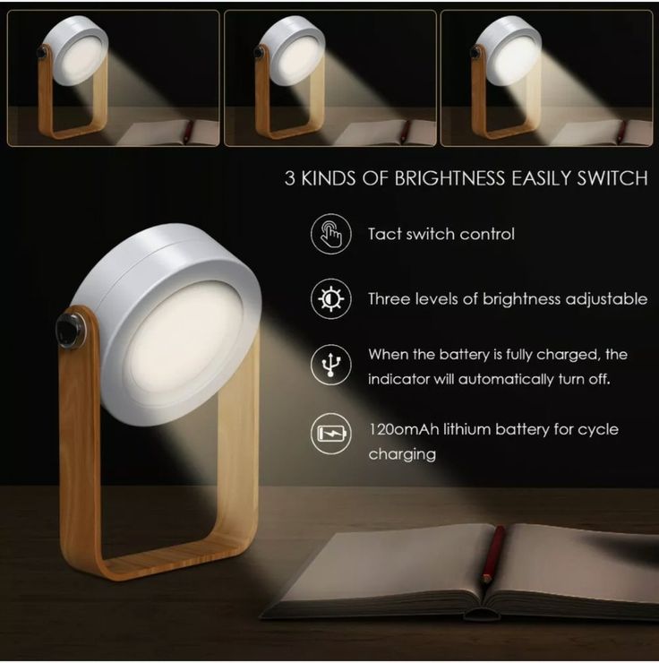 4-in-1 Foldable Table Lamp
