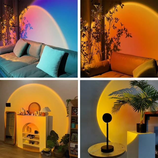 Sunset Lamp Projection Night Light lamp Light With Remote