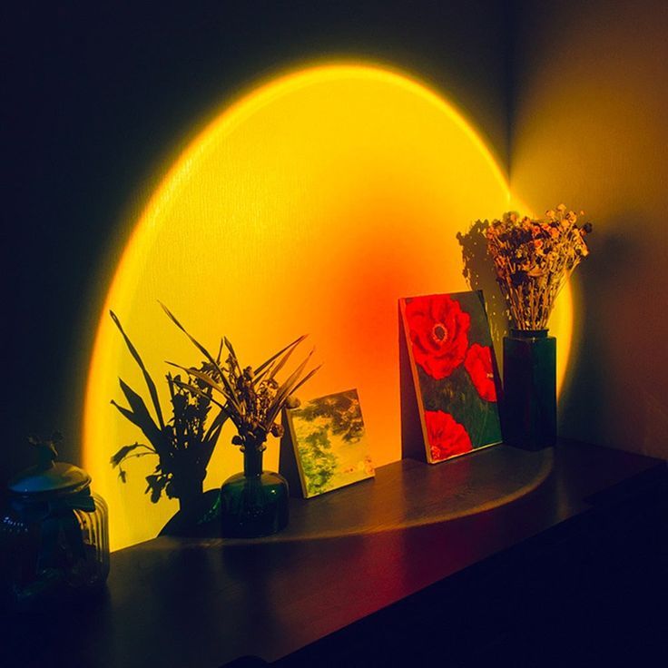 Sunset Lamp Projection Night Light lamp Light With Remote