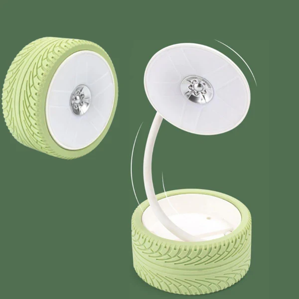 Tyre Wheel LED Table Lamps Desk Kids Bedroom Rechargeable Night Light