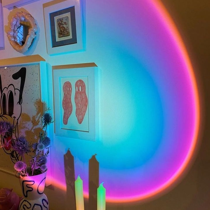 Sunset Lamp Projection Night Light lamp Light With Remote