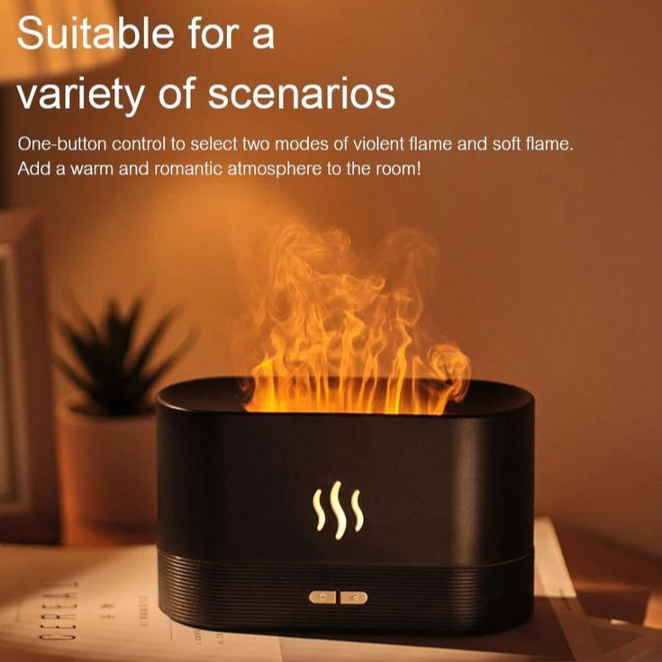 Flame Effect Humidifier – Calm Meets Style
