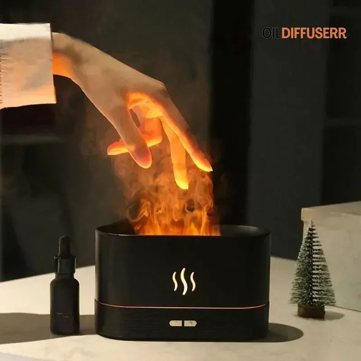 Flame Effect Humidifier – Calm Meets Style