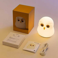 Cute Owl Kids Night Light Lamp