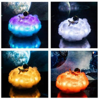Cloud Astronaut Light Fluffy Lamp 3D Light Cloud (12 Colours & 366 Modes)