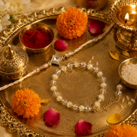 Luxury Rakhi & Bracelet Gift Set for Brother