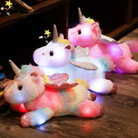 Magical Unicorn LED Light Plush Toy Pillow