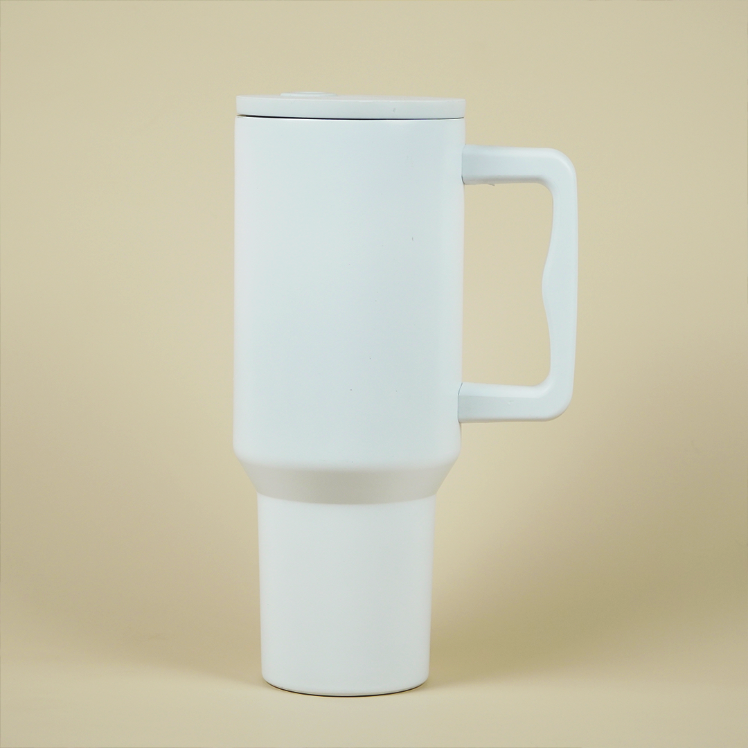 Pure Frost Minimal Tumbler (Classic White)