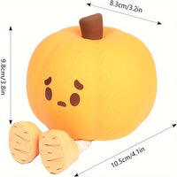 Pumpkin Night Lamp 3 Level Dimmable LED Nightlight