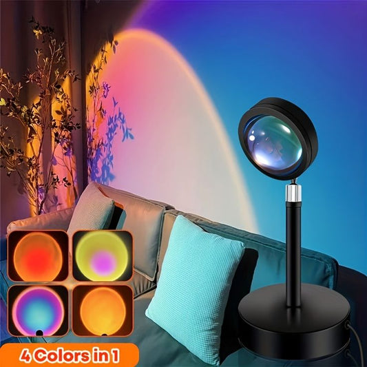 Sunset Lamp Projection Night Light lamp Light With Remote