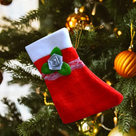 Set-4 Christmas Stocking Gift Bags