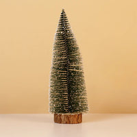 Set-2 Snow-Frosted Mini Christmas Tree