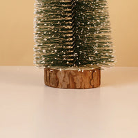 Set-2 Snow-Frosted Mini Christmas Tree
