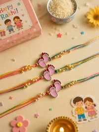 Tiny Feet Pearl Rakhi – A Symbol of Love & Forever Bonds