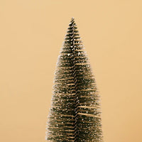 Set-2 Snow-Frosted Mini Christmas Tree