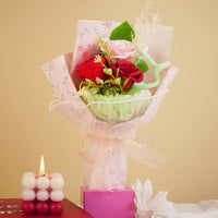 Handcrafted Artificial Rose Bouquet
