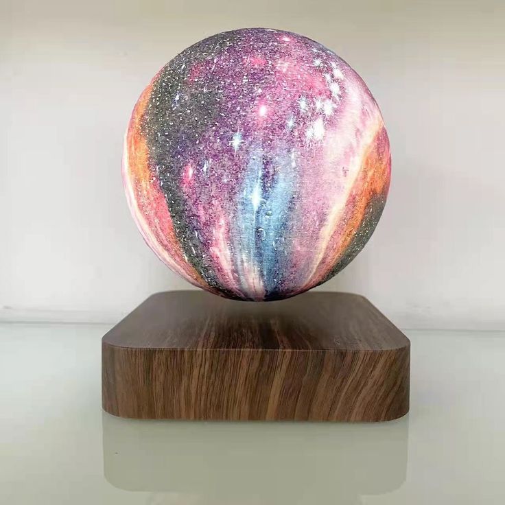 Galaxy Multicolor Levitating Moon