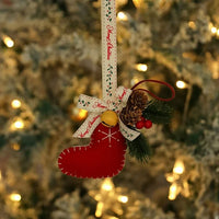 Plush Christmas Tree Ornament ( 2 Pcs )