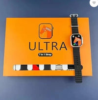 Ultra 7-in-1 Smart Watch Combo | 6 Premium Straps, Wireless Charger & HD Display