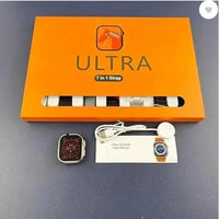 Ultra 7-in-1 Smart Watch Combo | 6 Premium Straps, Wireless Charger & HD Display