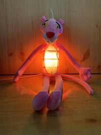 Pink Panther Soft Toy Hanging LED Night Lamp