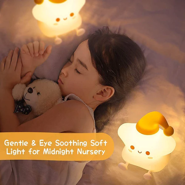 Creative Star Night Light Soft Lamp