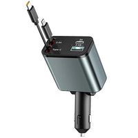 PowerGlide Car Charger 4 in 1 [2025 Ultra-Compact]