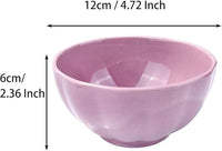 Pastel Charm Ceramic Bowls – Set of 4 | Elegant Multi-Color Serving Bowls for Everyday & Special Occasions