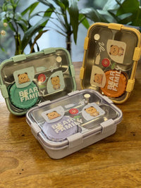 Personalized Bear Family Bento