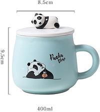 Cute Panda Mug with Lid Panda Mug 400ml