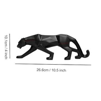 Decorative Black Jaguar Panther Statue Showpiece Leopard Resin Animal Sculpture Decorative Showpiece